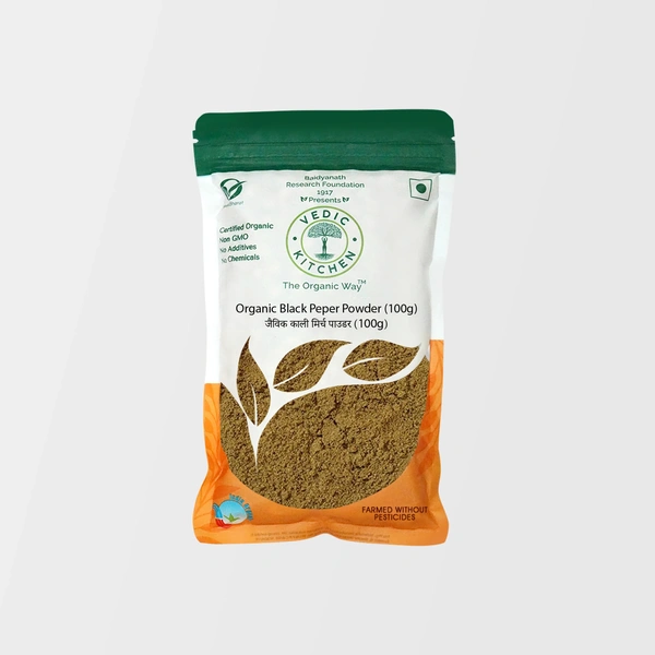 Vedic Kitchen Organic Black Pepper Powder 100 g