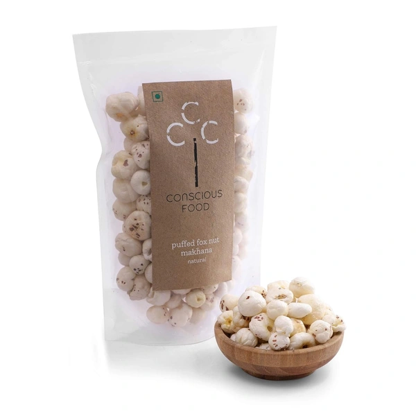 Conscious Food Makhana - Raw Fox Nut Puffed | 50g