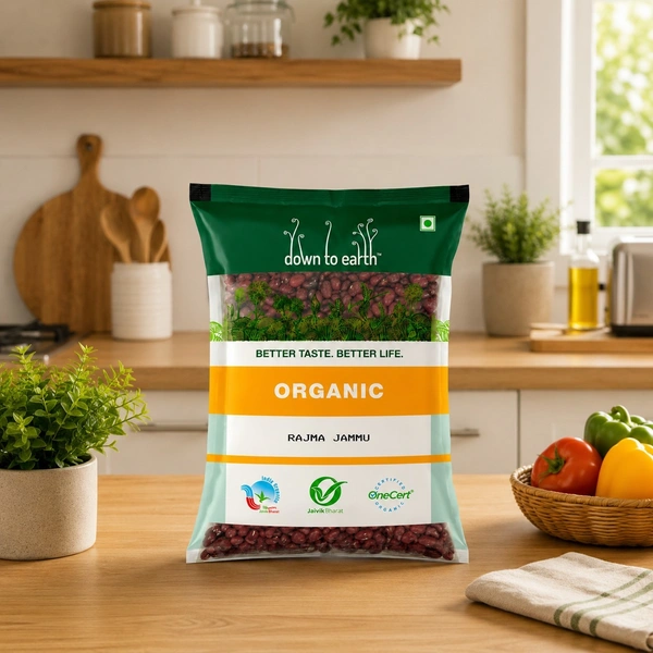 Down To Earth Organic Rajma Jammu 500 g