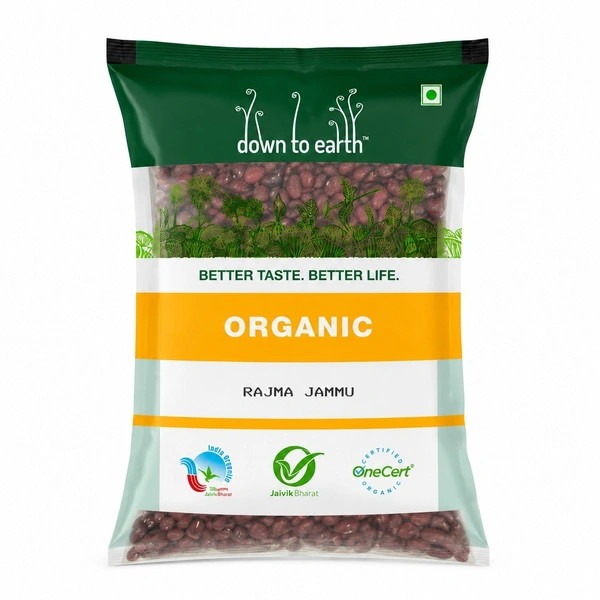 Down To Earth Organic Rajma Jammu 500 g