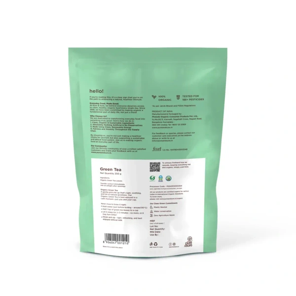 Pure N Sure Organic Green Tea 250GMS