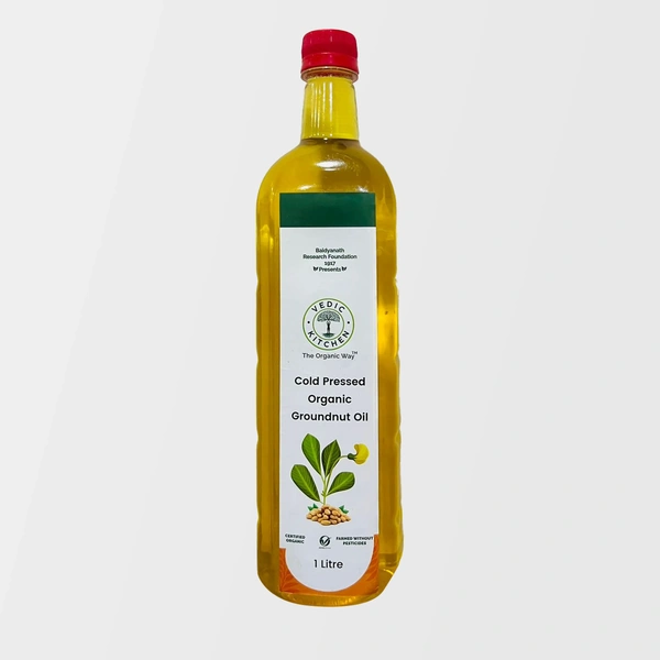 Vedic Kitchen Organic Groundnut Oil 1 Ltr