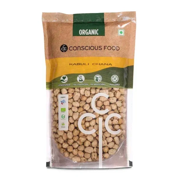 Conscious Food Chickpeas / Kabuli Chana (500G)