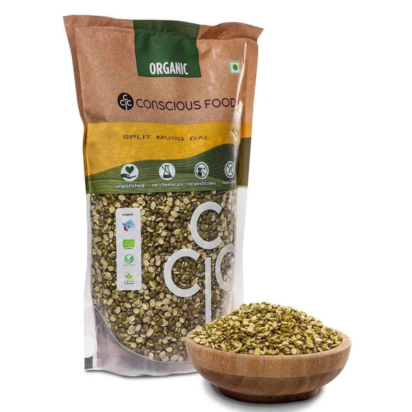 Conscious Food Organic Moong Dal Chilka | 1kg