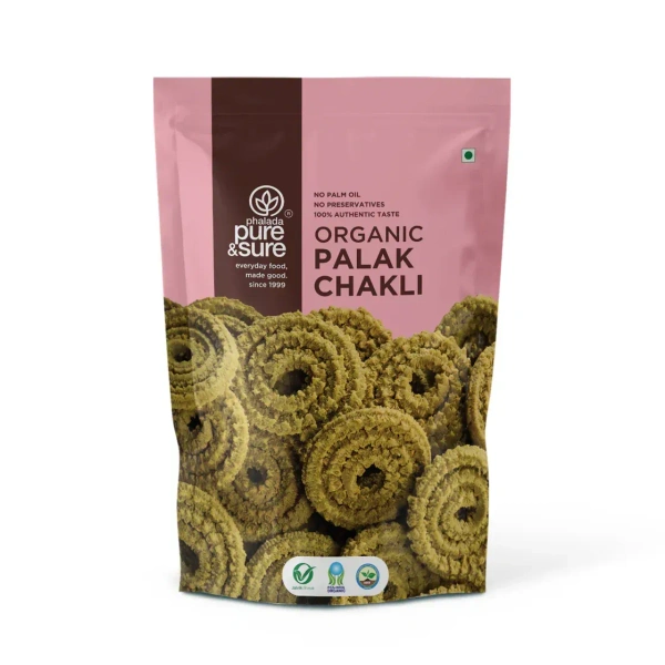 Pure N Sure Organic Palak Chakli 120GMS