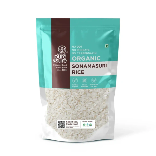Pure N Sure Organic Sonamasuri Rice 1KG