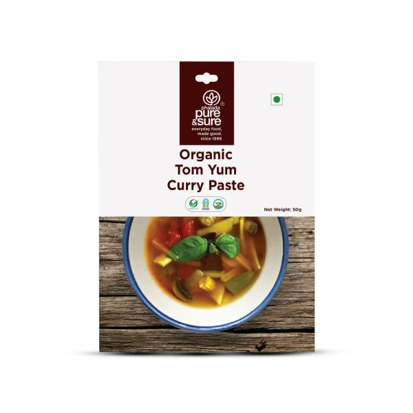 Pure N Sure Organic Tom Yum Paste 50GMS