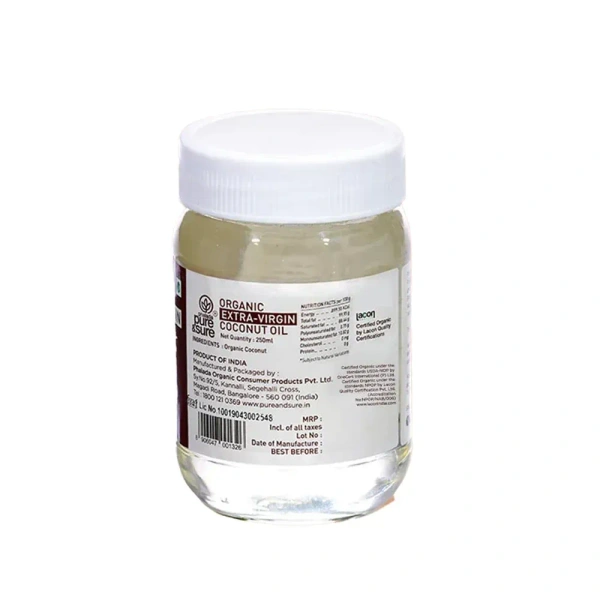 Pure N Sure Organic Extra Virgin Coconut Oil 250ML