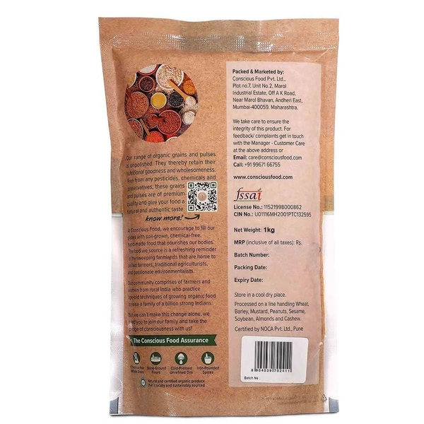 Conscious Food Organic Yellow Moong Dal | 1kg