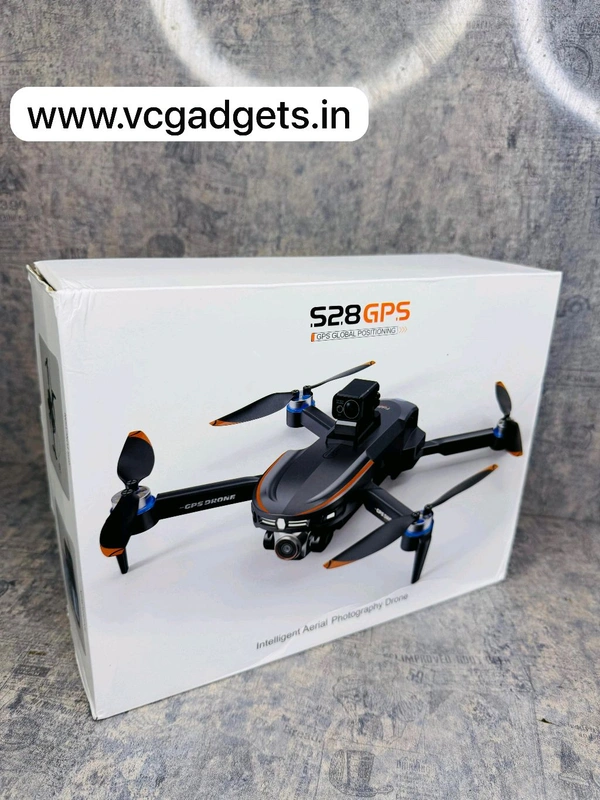 S28 Gps Drone With Big Display Remote (Double Battery)
