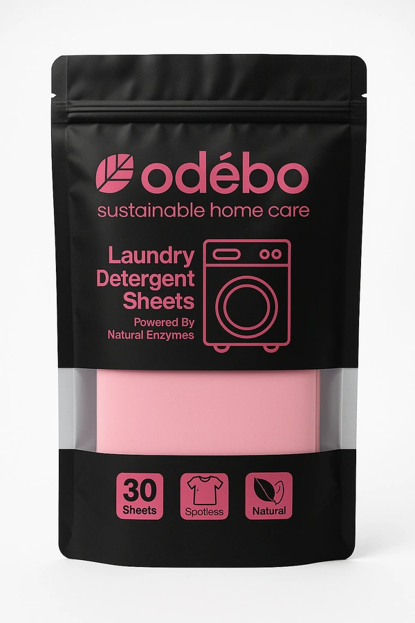 Odebo Laundry Detergent Sheets - Regular, Pink
