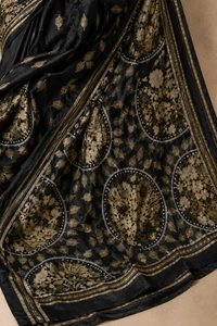 SKU1360 : Bangalore Silk Regular Kantha Stitch - Dry Wash, Yes