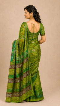 SKU1540 : Bishnupure Silk Saree with Allover Kantha Stitch | Handcrafted Premium Festive & Wedding Wear - Dry Clean, Yes
