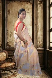 SKU-0756 : Pure Cotton Saree – Soft, Lightweight & Handwoven for Elegant Look - Dry Wash, Yes