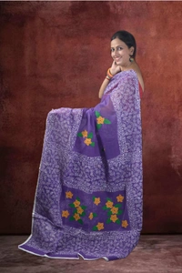SKU-0757 : Pure Cotton Saree – Soft, Lightweight & Handwoven for Elegant Look - Dry Wash, Yes