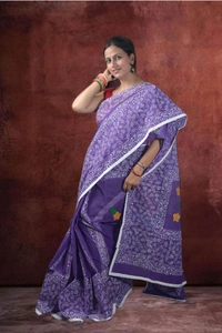 SKU-0757 : Pure Cotton Saree – Soft, Lightweight & Handwoven for Elegant Look - Dry Wash, Yes