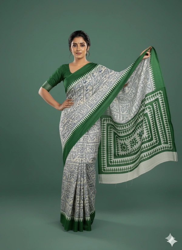 SKU0847 : Mulmul Cotton Saree, Lightweight saree - Hand Wash, No