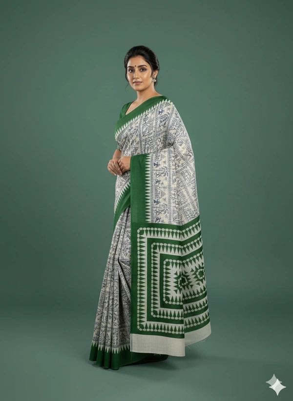 SKU0847 : Mulmul Cotton Saree, Lightweight saree - Hand Wash, No