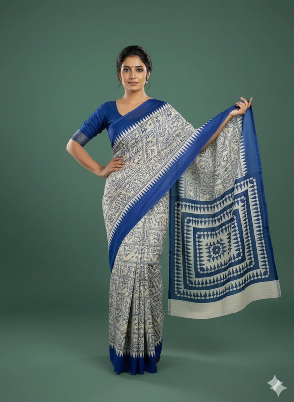 SKU1032 : Mulmul Cotton Saree, Lightweight saree - Hand Wash, No