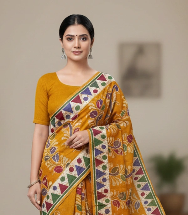 SKU0927 : Premium Supersoft Mulmul Cotton Fabric| Hand Batik | Lightweight, Soft & Breathable Cloth for Summer Wear - Soft Wash, Yes