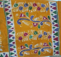 SKU0927 : Premium Supersoft Mulmul Cotton Fabric| Hand Batik | Lightweight, Soft & Breathable Cloth for Summer Wear - Soft Wash, Yes