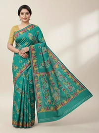 SKU0961 : Premium Supersoft Mulmul Cotton Fabric| Hand Batik | Lightweight, Soft & Breathable Cloth for Summer Wear - Soft Wash, Yes