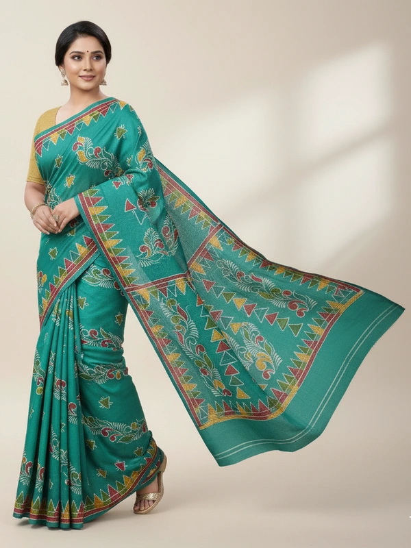 SKU0961 : Premium Supersoft Mulmul Cotton Fabric| Hand Batik | Lightweight, Soft & Breathable Cloth for Summer Wear - Soft Wash, Yes