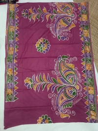 SKU0929 : Premium Supersoft Mulmul Cotton Fabric| Hand Batik | Lightweight, Soft & Breathable Cloth for Summer Wear - Soft Wash, Yes