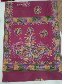 SKU0929 : Premium Supersoft Mulmul Cotton Fabric| Hand Batik | Lightweight, Soft & Breathable Cloth for Summer Wear - Soft Wash, Yes