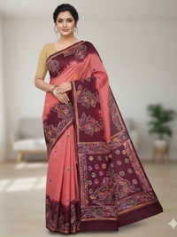 SKU0930 : Premium Supersoft  Mulmul Cotton Fabric| Hand Batik | Lightweight, Soft & Breathable Cloth for Summer Wear - Soft Wash, Yes