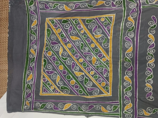 SKU0931 : Premium Supersoft Mulmul Cotton Fabric| Hand Batik | Lightweight, Soft & Breathable Cloth for Summer Wear - Soft Wash, Yes