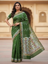 SKU0932 : Premium Supersoft Mulmul Cotton Fabric| Hand Batik | Lightweight, Soft & Breathable Cloth for Summer Wear - Soft Wash, Yes