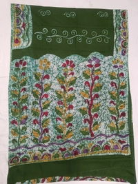 SKU0932 : Premium Supersoft Mulmul Cotton Fabric| Hand Batik | Lightweight, Soft & Breathable Cloth for Summer Wear - Soft Wash, Yes