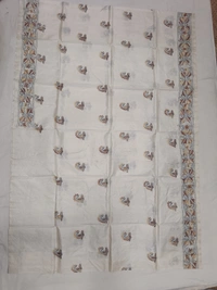 SKU0934 : Elegant Pure Tussar Saree – Handwoven | Kantha Stitch - Kantha Stitch, Dry Clean Only, Yes