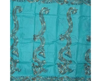 SKU0953 : Elegant Pure Tussar Saree | Kantha Stitch | Paddma Kantha - Kantha Stitch, Dry Wash Only, Yes