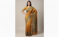 SKU0954 : Elegant Pure Silk Saree – Kantha Stitch  - Kantha Stitch, Dry Clean Only, Yes