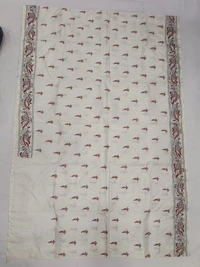 SKU0896 : Pure Silk Kantha Stitch Saree – Handcrafted Bengal - Kantha Stitch, Dry Clean Only, Yes