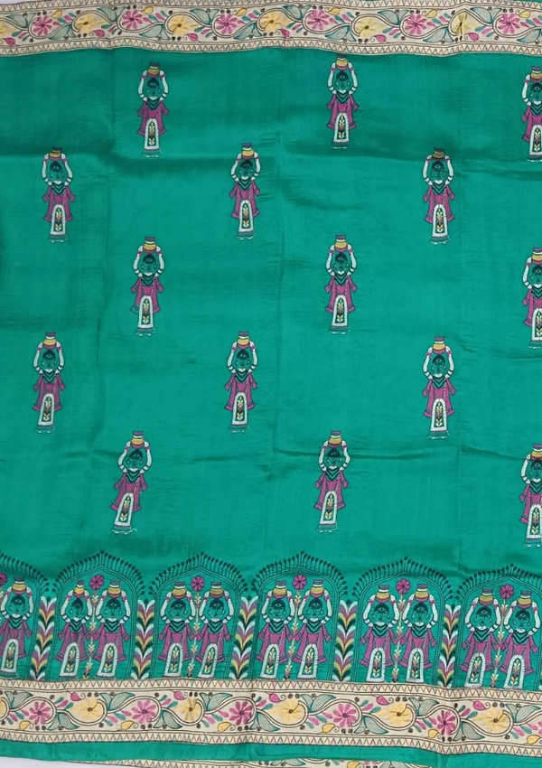SKU0944 : Elegant Pure Silk Saree – Machine Woven | Embroidery - Dry Clean Only, Yes