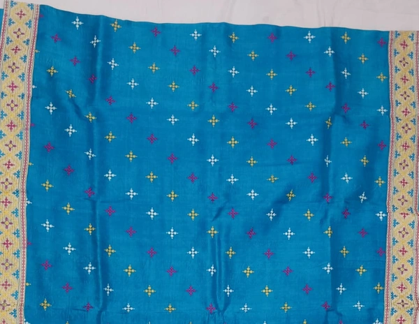 SKU0945 : Elegant Pure Silk Saree – Machine Woven | Embroidery - Dry Clean Only, Yes