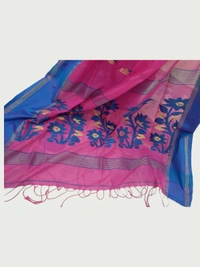 SKU0708 : Pure Khadi Cotton Saree – Handwoven, Lightweight & Breathable Fabric - Hand Wash, Yes