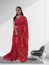 SKU0673 : Pure Khadi Cotton Saree – Handwoven, Lightweight & Breathable Fabric - Hand Wash, Yes