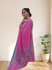 SKU0678 : Pure Khadi Cotton Saree – Handwoven, Lightweight & Breathable Fabric - Hand Wash, Yes