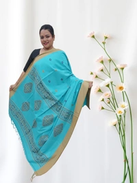 SKU0689 : Pure Khadi Cotton Saree – Handwoven, Lightweight & Breathable Fabric - Hand Wash, Yes