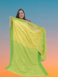 SKU0695 : Pure Khadi Cotton Saree – Handwoven, Lightweight & Breathable Fabric - Hand Wash, Yes