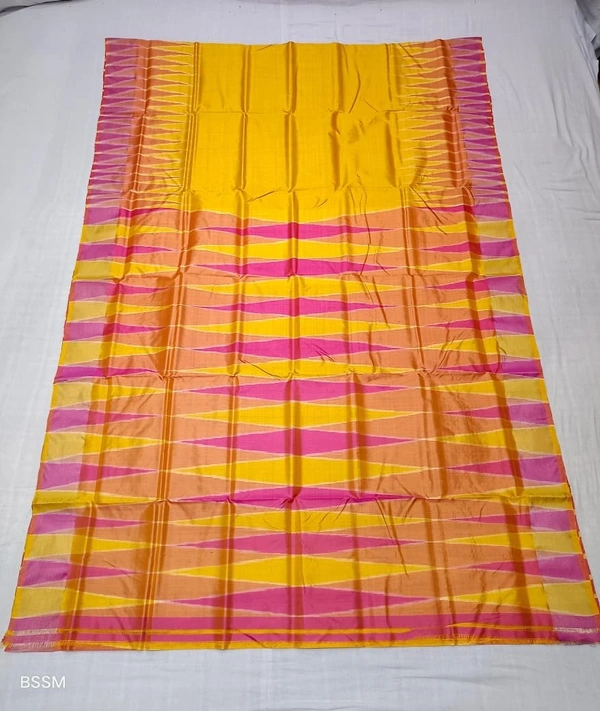 SKU0980 | Indian Soft Bishnupuri Katan Silk Saree | Batik Saree | Premium Quality - Dry Wash Only, Yes