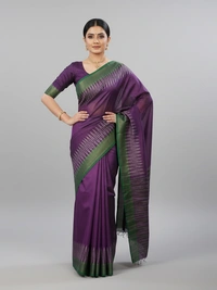 SKU0981 | Indian Soft Bishnupuri Katan Silk Saree | Batik Saree | Premium Quality - Dry Wash Only, Yes