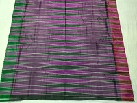 SKU0981 | Indian Soft Bishnupuri Katan Silk Saree | Batik Saree | Premium Quality - Dry Wash Only, Yes