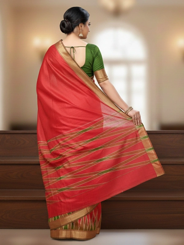 SKU0982 | Indian Soft Bishnupuri Katan Silk Saree | Batik Saree | Premium Quality - Dry Wash Only, Yes
