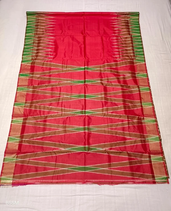 SKU0982 | Indian Soft Bishnupuri Katan Silk Saree | Batik Saree | Premium Quality - Dry Wash Only, Yes