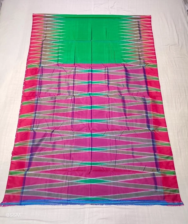 SKU0983 | Indian Soft Bishnupuri Katan Silk Saree | Batik Saree | Premium Quality - Dry Wash Only, Yes